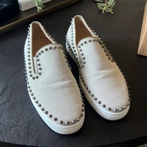 Christian Louboutin Pik Boat Flat Granariso/GG (Men’s)